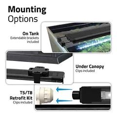 Fluval AquaSky LED 3.0 30W 99-130cm — 4 nuotrauka