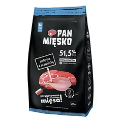 PAN MIŠKO Veršiena su stručiu šuniukams L 20 kg