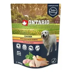 Ontario Dog Chicken with Vegetables in Broth 300 g