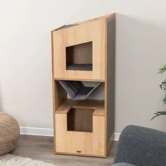 Trixie draskyklė katėms Tower CityStyle, ruda — 4 nuotrauka