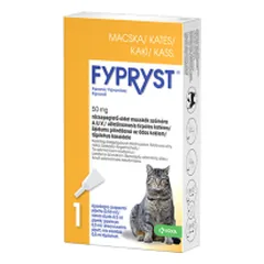 Fypryst antiparazitinis užlašinamasis tirpalas katėms, 50 mg nuotrauka