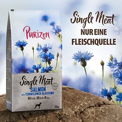 Purizon Single Meat Adult Lachs mit Spinat und Kornblumenblüten