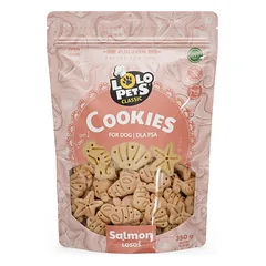 LOLO PETS Sausainiai šunims - lašiša 350g