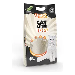 UNIQ PETS tofu biodegradable cat litter 2,5kg. / 6l. NATURAL