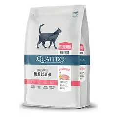 Quattro Sterilised Poultry sausas maistas katėms