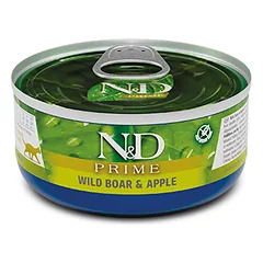 FARMINA N&D PRIME – CAT Wet Wild Boar&Apple ADULT 70 g (pak.24)