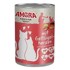 AMORA Cat grynas mėsos 6 x 400 g drėgnas maistas katėms