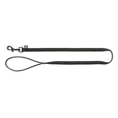 Trixie Softline Elegance pavadys, S 1m/15mm, juodas/grafito