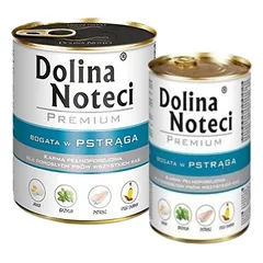 Konservai šunims su upėtakiu Dolina Noteci Premium 400 g — 2 nuotrauka