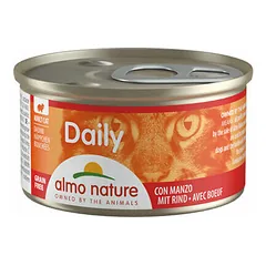 Almo Nature Daily gabaliukai padaže su jautiena, drėgnas maistas katėms 85 g — 2 nuotrauka