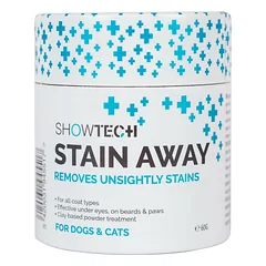 Show Tech+ Stain Away - balinimo pudra dėmėms ir spalvos pakitimams, šunims ir katėms