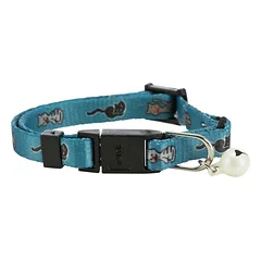 Trixie Kitten collar nailoninis antkaklis kačiukams, reguliuojamas, su saugos sagtimi ir varpeliu — 3 nuotrauka
