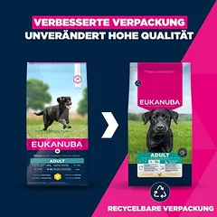 Eukanuba Premium Nutrition Adult Large & Giant Breed su vištiena, sausas maistas šunims, 15 kg — 3 nuotrauka