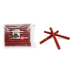 Beeztees Hundesnack Kaustick rot - 10er Pack