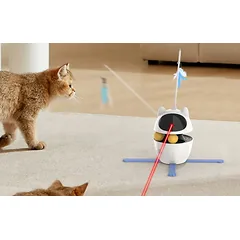 Automatinis lazerinis žaislas katėms su 3 režimais interaktyvus Smart Cat žaislas — 5 nuotrauka