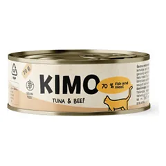 Kimo Cat Tuna & Beef 70 g parduotuvėje mumbo.lt