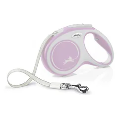 FLEXI New Comfort M Tape 5 m rose automatinis pavadėlis