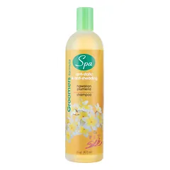 Pet Silk Spa Formula Hawaiian Plumeria šampūnas - antistatinis šampūnas, mažinantis šėrimąsi su Lei gėlės aromatu, koncentratas 1:16, 473ml — 2 nuotrauka
