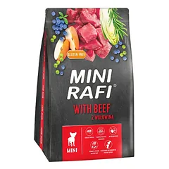 DOLINA NOTECI Rafi Mini sausas maistas šunims su jautiena 3kg