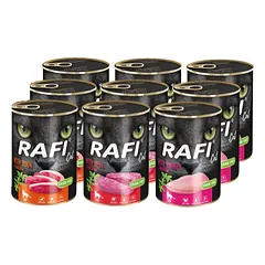RAFI Cat Adult  skonių mišinys 12x400g