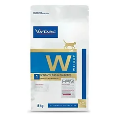 Virbac HPM Cat Weight Loss & Diabetes veterinarinis maistas katėms 3 kg — 2 nuotrauka