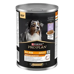 PURINA PRO PLAN All Size Adult Everyday Nutrition drebučiuose, drėgnas maistas šunims 12 x 400 g