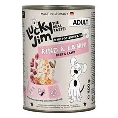 Lucky Jim Adult drėgnas maistas šunims 6 x 400 g — 4 nuotrauka