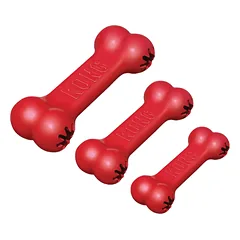 KONG kaulas skanėstams, L 8,5 cm x 21,5 cm, raudonas — 2 nuotrauka