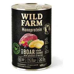 Wild Farm Monoprotein Wild Boar 400g hipoalerginis šunų ėdalas
