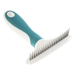 Gimdog Dematting Rake 12x15 cm grėblys su stambiais konusiniais dant.