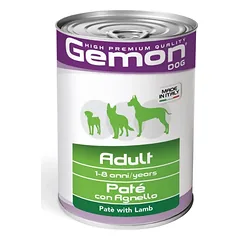 GEMON - Wet Dog Pate Adult konservai šunims su ėriena 400g