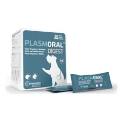 Plasmoral Digest mažoms ir vidutinėms veislėms, N30 – sutrikusiai žarnyno absorbcijai ir ūmiam viduriavimui gydyti