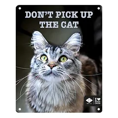 D&D Schild I Love Happy Cats „Don’t pick up“