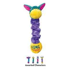 KONG Squiggles Assorted pliušinis žaislas šunims, vidutinio dydžio — 1 nuotrauka