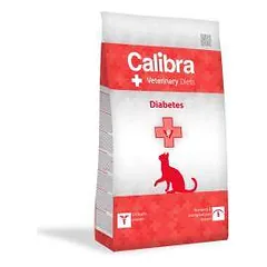 Calibra Veterinary Diets Cat Diabetes sausas maistas katėms, sergančioms cukriniu diabetu, 2 kg