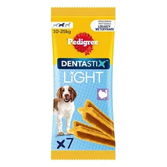PEDIGREE Dentastix Light Dental Chews M 7 vnt. dantų skanėstai vidutinio dydžio šunims
