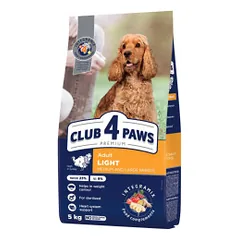 Club 4 Paws Premium Light sausas pašaras su kalakutiena vidutinių ir didelių veislių šunims