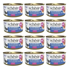 SCHESIR tunas su šprotėmis katėms skirtame sultinyje, 12 x 70 g