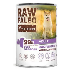Raw Paleo Dog Adult antis ir šernas 400 g