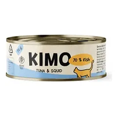 Kimo konservai katėms su tunu ir kalmarais 24x70g