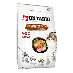 Ontario Cat Senior Sterilised 7+ Chicken & Salmon 400 g