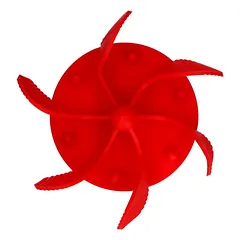 Lėto ėdimo priedas dubenėliui, Gobble Stopper (raudonas) — 3 nuotrauka