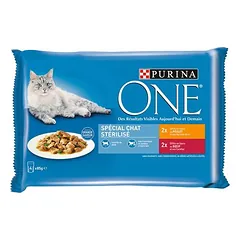 PURINA ONE drėgnas maistas katėms 4 x 85 g — 5 nuotrauka
