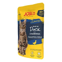 JosiCat Rich in Duck in Sauce, 85 g – konservai katėms su antiena padaže