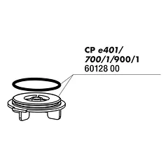 Rotoriaus dangtelis išoriniams filtrams JBL CristalProfi e400/700/900/1