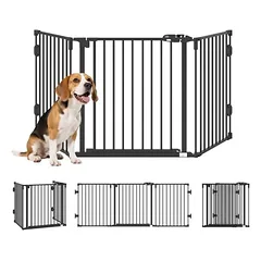 PawHut Hunde Absperrgitter