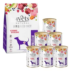 DOLINA NOTECI 4Vets Natural Gastro Intestinal Kit; sausas maistas 1kg + drėgnas maistas 6x400g