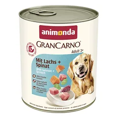 ANIMONDA GranCarno Adult Dog, skonis: lašiša + špinatai, 800 g