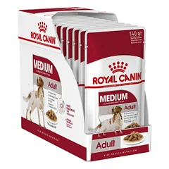 Royal Canin Medium Adult drėgnas maistas vidutinių veislių šunims, 140g