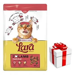 VERSELE-LAGA Lara Adult Lamb 1,9 kg - Suaugusių kačių ėdalas su ėriena + Staigmena katei